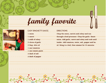 Favorite Recipes Photo Book