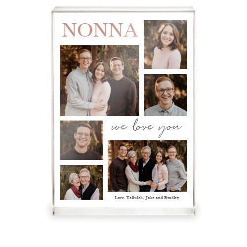 Gallery of Six Vertical Acrylic Block, 5x7, Multicolor, multi