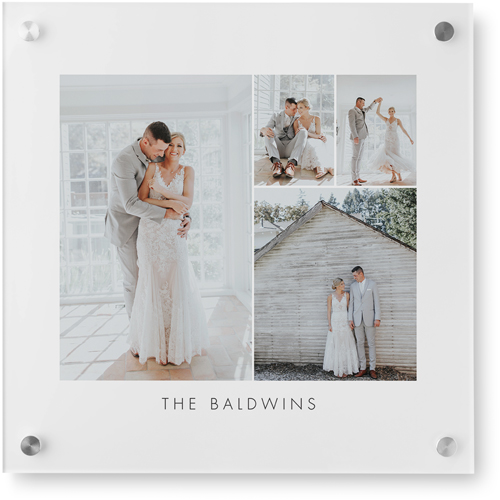White Acrylic Prints For Small Spaces