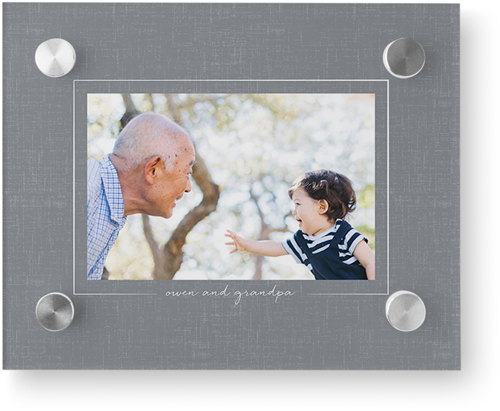 Take Shape Wall Art, Single piece, Acrylic, 8x10, Gray, slate