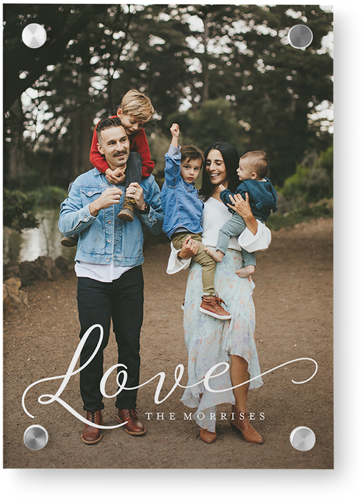 Just Love Portrait Wall Art, Single piece, Acrylic, 10x14, White, white