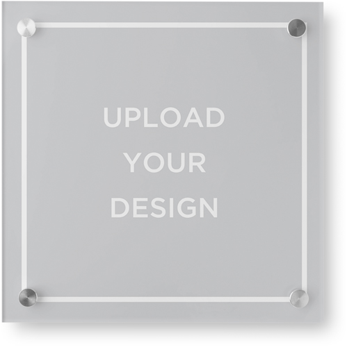Upload Your Own Design Landscape Wall Art, Single piece, Acrylic, 12x12, Multicolor
