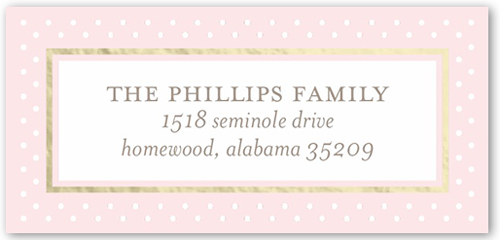 Splendid Introduction Girl Baby Shower Labels Shutterfly