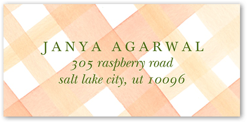 Two Cuties Address Label, Orange, Address Label, Matte, Citrus