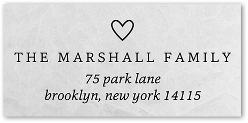 Many Fresh Memories Address Label, Grey, Address Label, Matte, Silver