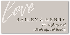 Personalized Mailing Address Labels for Wedding Invitations Custom  Wraparound Return Address Labels With Recipient Addressing Set of 12 