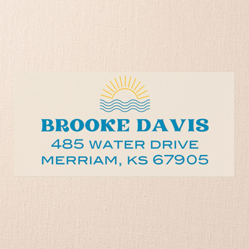 Sunny Seascape Address Label by Yours Truly Shutterfly