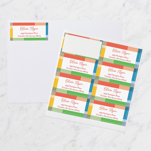 Pop Art Address Label by Blonde Designs Shutterfly