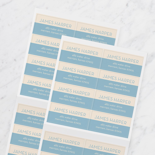 Split Block Address Label by Yours Truly | Shutterfly