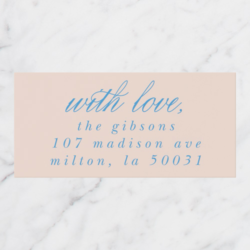 Gentle Charm Address Label, Pink, Address Label, Matte, Blush