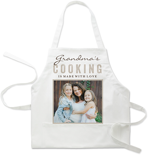 Grandmas Cooking Apron, Adult (Onesize), Beige