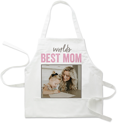 Worlds Best Framed Apron, Adult (Onesize), Gray