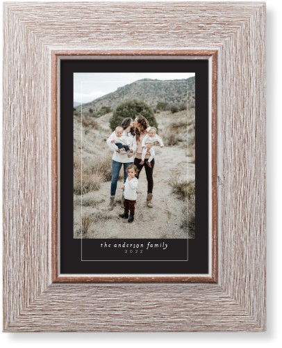 Perfectly Captured Art Print, Rustic, Signature Card Stock, 5x7, Gray