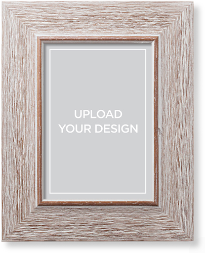 Upload Your Own Design Portrait Art Print, Rustic, Signature Card Stock, 5x7, Multicolor