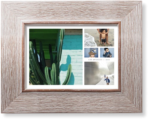 Hero Collage Art Print, Rustic, Signature Card Stock, 5x7, White, white