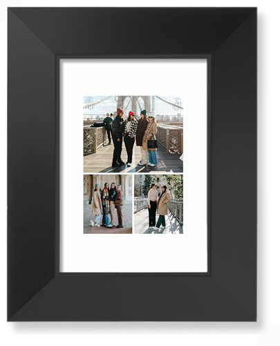 Gallery of Three Portrait Art Print, Black, Signature Card Stock, 5x7, Multicolor