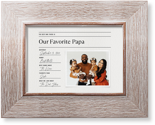 Journal Entry Art Print, Rustic, Signature Card Stock, 5x7white