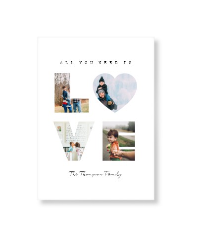 Love Art Print, -No Frame-White-Signature Card Stock-5x7