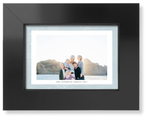Bold Frame Landscape Art Print, -Black-Blue-Signature Card Stock-5x7