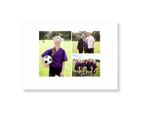 Gallery of Three Art Print, No Frame, Signature Card Stock, 5x7multi