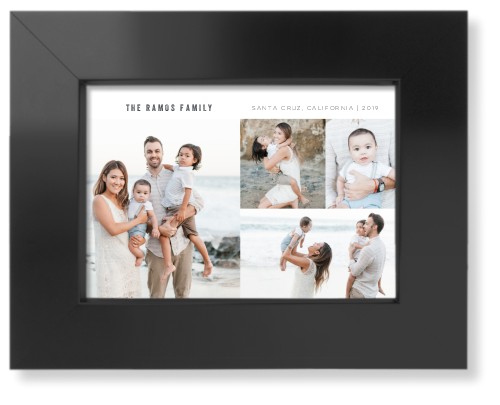 Simple Collage Art Print, Black, Signature Card Stock, 5x7black