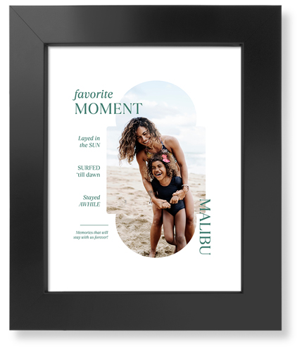 Travel Infographic Art Print, Black, Signature Card Stock, 8x10, White, white