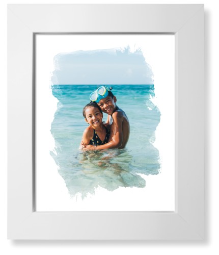 Brushed Moments Art Print, White, Signature Card Stock, 8x10, White