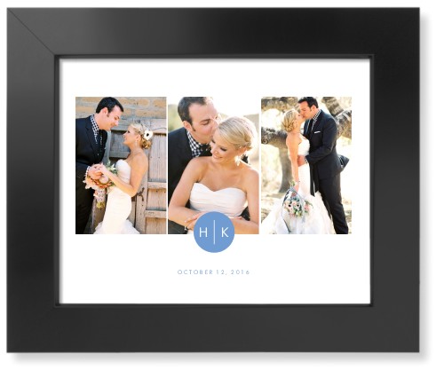 Eternal Circle Monogram Art Print, Black, Signature Card Stock, 8x10, White, white