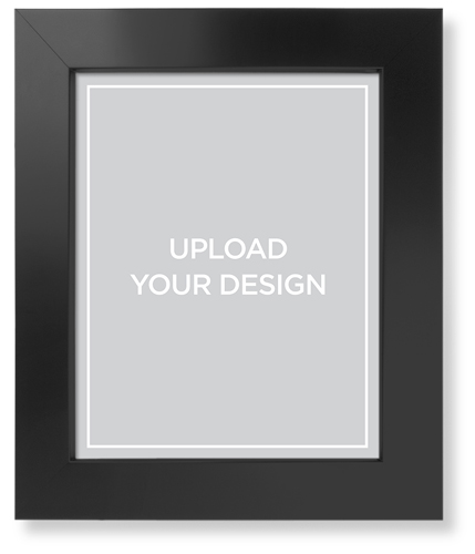 Upload Your Own Design Portrait Art Print, Black, Signature Card Stock, 8x10, Multicolor