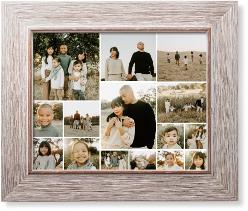 Collage of Fifteen Art Print, -Rustic-Multicolor-Signature Card Stock-8x10