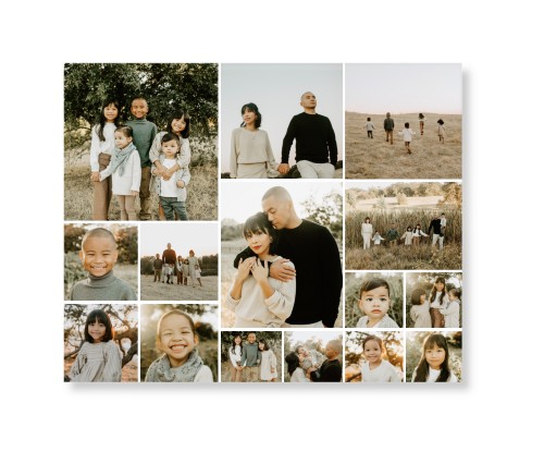 Collage of Fifteen Art Print, -No Frame-Multicolor-Signature Card Stock-8x10