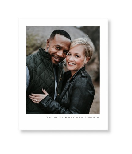 Modern Gallery Portrait Art Print, -No Frame-Multicolor-Signature Card Stock-8x10