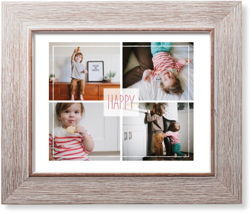 Simple Border Sentiment Art Print, Rustic, Signature Card Stock, 8x10white