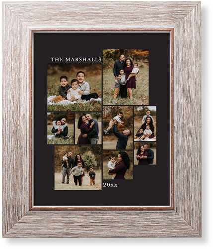 Gallery of Nine Portrait Art Print, -Rustic-Multicolor-Signature Card Stock-8x10