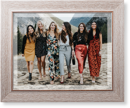 Transparent Border Art Print, Rustic, Signature Card Stock, 11x14, White, white