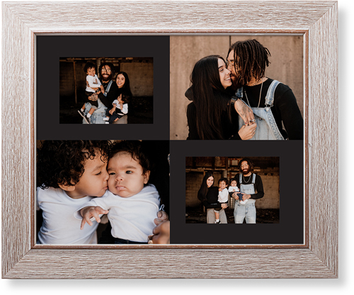 Minimal Gallery of Four Art Print, Rustic, Signature Card Stock, 11x14, Multicolor, multi