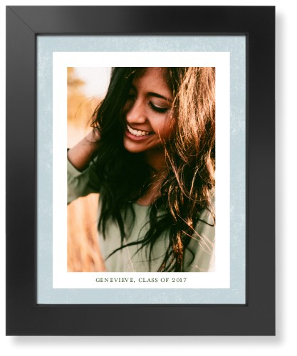 Bold Frame Art Print, Black, Signature Card Stock, 11x14, Blue