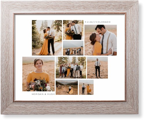 Gallery of Nine Art Print, Rustic, Signature Card Stock, 11x14, Multicolor, multi