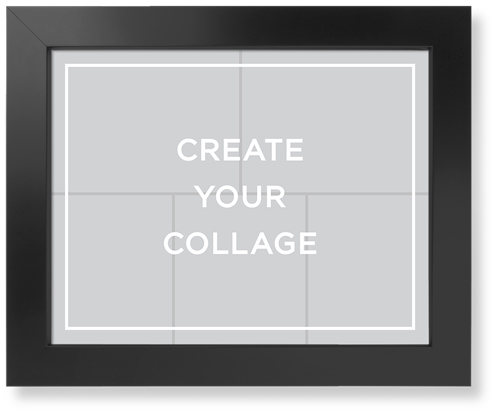 Create a Collage Art Print, -Black-Multicolor-Signature Card Stock-11x14