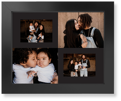 Minimal Gallery of Four Art Print, Black, Signature Card Stock, 11x14multi