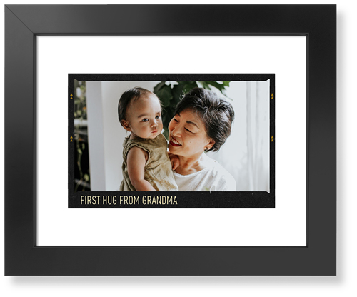 Film Frame Art Print, -Black-White-Signature Card Stock-11x14