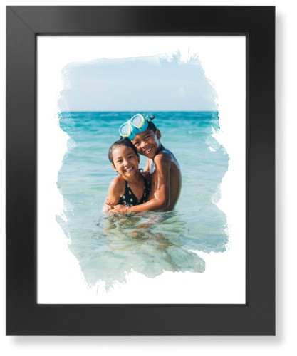 Brushed Moments Art Print, -Black-White-Signature Card Stock-11x14
