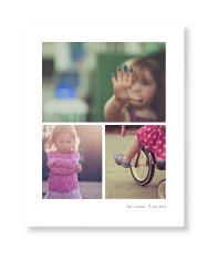 three prints collage art print