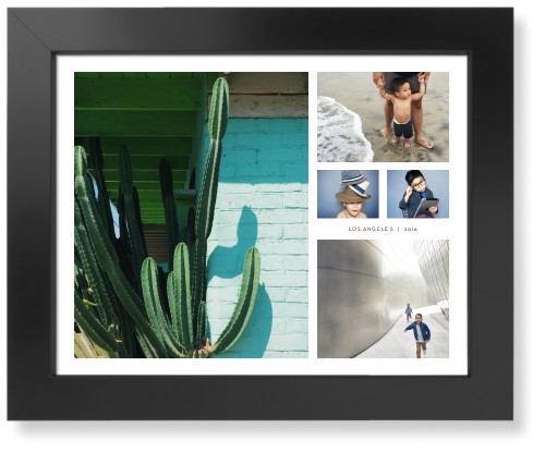 Hero Collage Art Print, -Black-White-Signature Card Stock-11x14