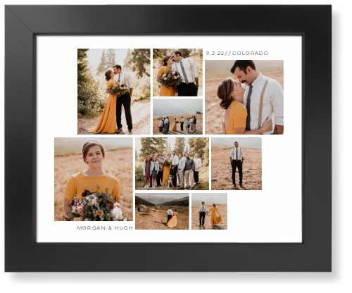 Gallery of Nine Art Print, Black, Signature Card Stock, 11x14multi