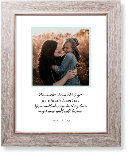 Quote For Mom Art Print, -Rustic-Green-Signature Card Stock-11x14