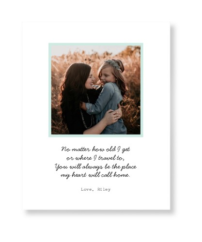 Quote For Mom Art Print