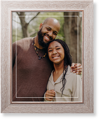 Floating Frame Art Print, Rustic, Signature Card Stock, 11x14white