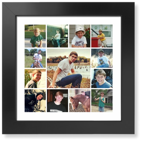 Hero Gallery of Thirteen Art Print, Black, Signature Card Stock, 12x12, Multicolor, multi