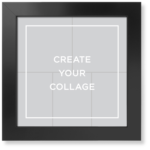 Create a Collage Art Print, Black, Signature Card Stock, 12x12, Multicolor